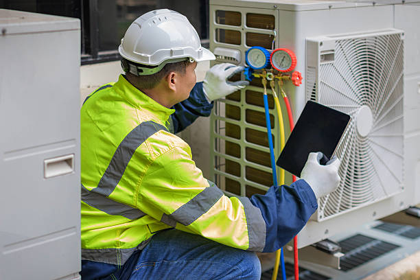 Professional Heat Pump Repair technician working in Chester Gap, VA
